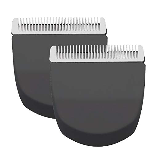 2 Pack Black Professional Peanut Clipper/Trimmer Snap On Replacement Blades #2068-300-Fits Compatible with Professional Peanut Hair Clipper