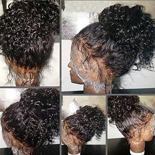 13x6 Lace Front Brazilian Remy Human Hair Wig Pre-Plucked Hairline Lace Frontal Human Hair Wig for Black Women (16 inch, 150 Density Lace Front Wig)